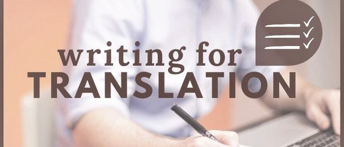 Show writing translation